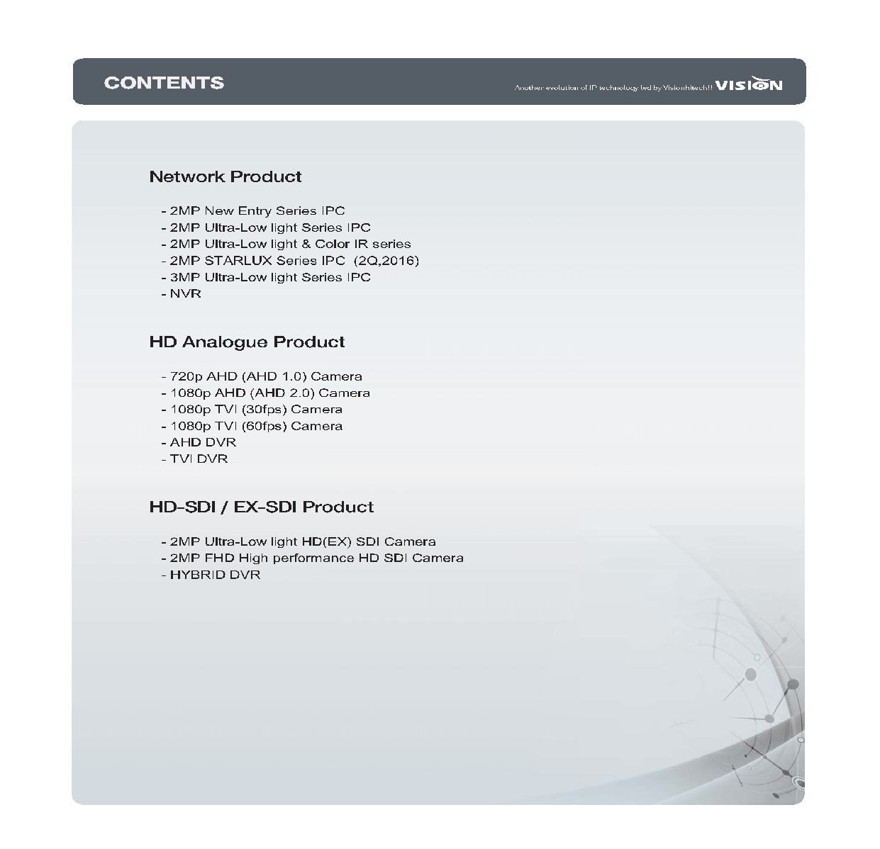 VISIONHITECH-PRODUCT-GUIDE-2016_Page_02 VISIONHITECH-PRODUCT-GUIDE-2016_Page_02