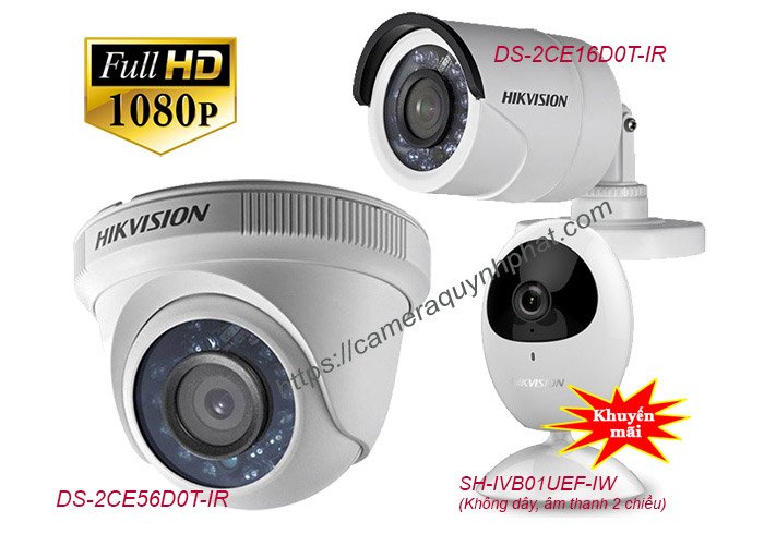 HIKVISION_1 Camera Hikvision HD-TVI 2MP hồng ngoại 20m