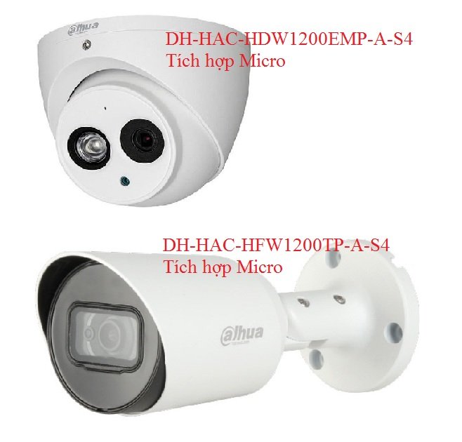 Camera Dahua full HD tích hợp Micro